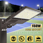 LED Shoebox Pole Light 150W Outdoor LED Parking Lot Light Photocell Dusk To Dawn