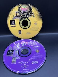 Legend of Legaia & Spyro (Sony PlayStation 1, 1999) PS1 DEMO DISCs