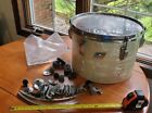 Ludwig 9x15 Snare Drum Vintage 30s Chicago Marine Pearl White W/ Pieces Some Ext