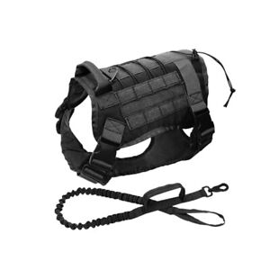 Tactical Dog Harness Handle No-pull Large Military Dog Vest US Working Dog M-XL