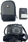 Canon PowerShot G16 12.1MP Digital Camera 5x Zoom Battery Charger Bundle TESTED