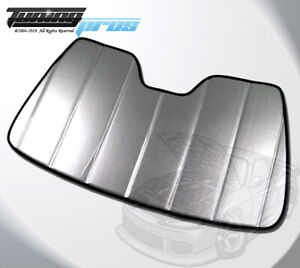 Leatherette Custom Fit SunShade Windshield Visor For Honda Civic SI 06-11 (For: 2008 Honda Civic Si 2.0L)