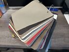 Premium LEATHER SAMPLE SWATCHES REMNANTS LOT 50+ (10”x 8”)
