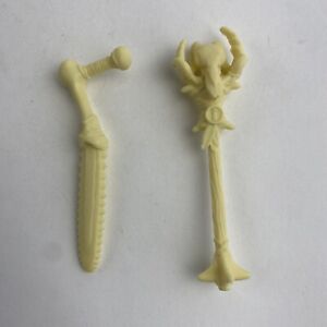Playmobil Lot Of Replacements Parts Accessories Bone-Look Staff Warrior Weapons