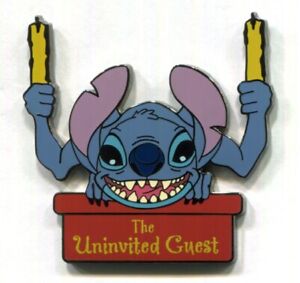 Disney Pin Stitch as Haunted Mansion Gargoyle The Uninvited Guest