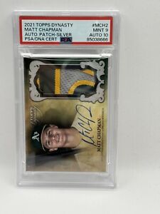 New Listing2021 Topps Dynasty Matt Chapman Three Color Patch Silver 2/5