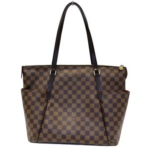 Louis Vuitton Totally MM Damier Shoulder Bag Brown - used