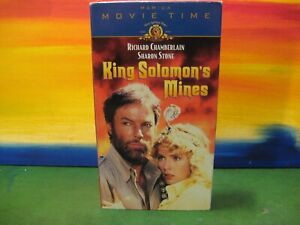 King Solomon's Mines Sharon Stone 80s Rider Haggard Adventure Film VHS Tape