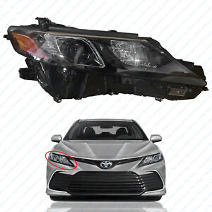 For 2021 2022 Toyota Camry LE SE LED Black Headlight Assembly Right Passemger (For: 2021 Toyota Camry)