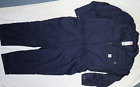 CARHARTT MENS 54 REG NAVY FR COVERALLS TRADITIONAL TWILL FLAME RESISTANT NWOT