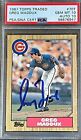 Greg Maddux Signed 1987 Topps Traded Rookie Card PSA GEM MT 10 & 10 AUTO GRADE
