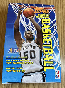 1996-97 Topps Basketball Series 2 Empty Wax Box Kobe RC Year No Cards 3A