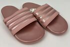 NEW Adidas Adilette Comfort Slides Sandals Mens 8.5 Womens 10 Pink GW8741 Flaw