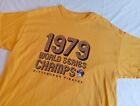 Vintage Pittsburgh Pirates 1979 World Champions T-shirt Sheetz Game Giveaway