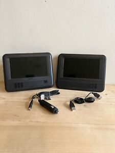 RCA DRC69705E30G 6 inch Screen Portable DVD Player With AC & Travel 2 Screens