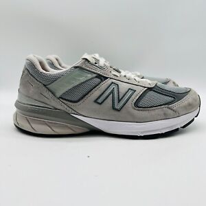 New Balance 990v5 Womens 10 Gray Suede Running Shoes Sneakers Made In USA