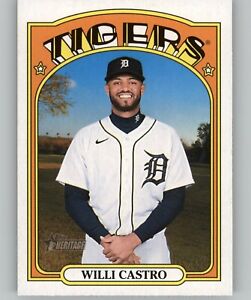 (10) 2021 Topps Heritage High Number WILLI CASTRO Card Lot x10 Tigers #567