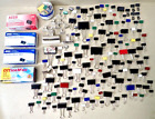 Lot Vintage Office Supplies Binder Clips in a Variety of Sizes, Colors & Styles