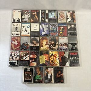 Cassette Tapes 80s And 90s Music Lot 32 Tapes