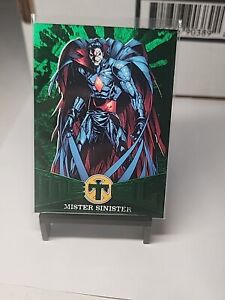 2018 Fleer Ultra X-men Mr.Sinister Green Precious Metal Gems  17/25