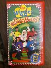 The Wiggles - Santa's Rockin! VHS - 7 Wiggle Songs inside clam shell case