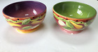 2 GATES WARE BY LAURIE GATES SANTA FE SERVING BOWLs  CHILI PEPP