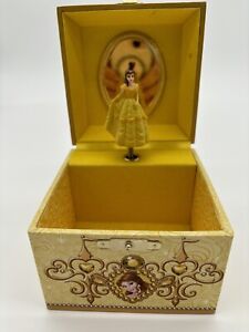 1991 Disney Princess Belle “Beauty And The Beast”Musical Tune Jewelry Box