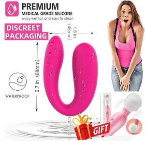 Bullet Dildo Massager Soft G-Spot Vibrator Anal Clit Sex Toy for Couples Women