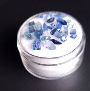 Sapphire 10 Pieces LOT Natural Cut Blue Oval LOOSE RANDOM MIX CUTS
