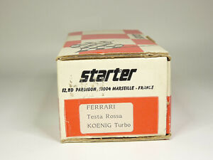 Starter 1/43 Ferrari Testarossa Koenig Turbo Handmade Resin Model Car BOX ONLY