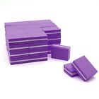 50pc Nail Buffer Block Mini Buffers for Nails Purple Sanding Block 100/180 Grit