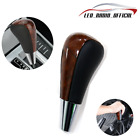 Black Leather Walnut Wood Gear Shift Knob Stick Shifter Lever For Toyota Lexus (For: Toyota)