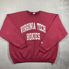 Vtg 90s Virginia Tech Sweatshirt Adult XXL Crewneck Fleece Champion Sweater