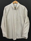 NEW Lafayette 148 Simple Stripe Organic Cotton Poplin Patch Pocket Shirt Size XL