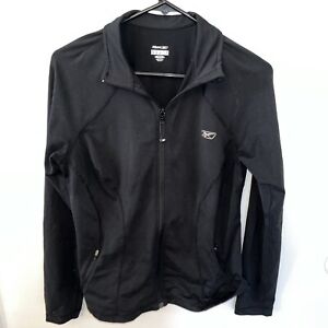Reebok Woman’s Sport Jacket Medium Black Full Zip