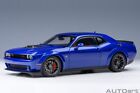 AUTOART 2022 Dodge Challenger R/T Scat Pack Shaker Widebody Indigo Blue 1:18*New