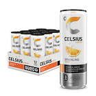 CELSIUS Sparkling Orange, Functional Essential Energy Drink 12 fl oz Can