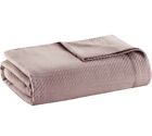 Madison Park Soft Certified 100% Egyptian Cotton Breathable Blanket Rose Twin