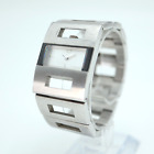 Vestal Seville Silver Tone Watch 27mm Rectangle Dial Stainless Steel New Battery