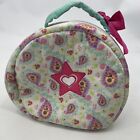 American Girl Bitty Baby Paisley Storage/Diaper Bag Circular Round Bag Full Zip