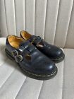 Dr Martens Women's Leather Mary Jane Double Buckle England Shoes Size 6