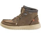 HEY DUDE Men's Bradley Brown Lace up Boots Comfortable & Light Size 13 New