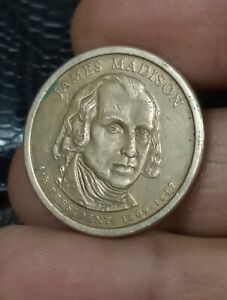 2007-D  James Madison Presidential dollar coin (D149)