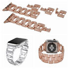 Bracelet Loop for Apple Watch Series Ultra 8-1 SE Diamond Stainless Steel Luxury