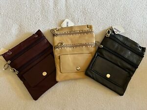 Wholesale Lot Leather Crossbody Bags Small 12 Pc. Asst. Colors
