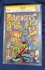 Avengers 92 CGC SS 8.5 Neal Adams Signed Iconic Marvel Comics Cover 9/1971