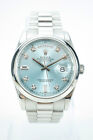 Rolex Day-Date 118206-83206 Ice Blue Dial 950 Platinum 36mm Automatic Watch