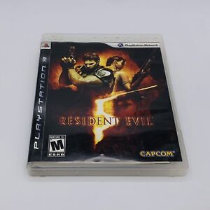 Resident Evil 5 Sony PlayStation 3 PS3 2009 - Complete w/ Manual & Insert Tested
