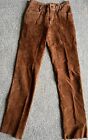 M Julian Wilsons Western Brown Suede Leather Pants Size 30 (30x34)