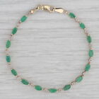 3.05ctw Marquise Emerald Diamond Tennis Bracelet 6.5